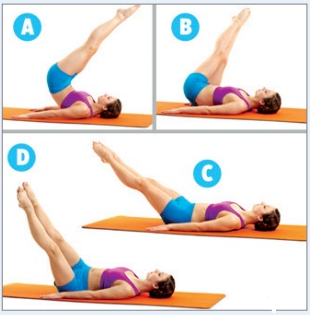 Bài tập khi nằm cho người bị suy giãn tĩnh mạch (Bài Tập 2)